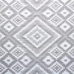 In- & Outdoor-Teppich Ethno L 200 X B 150cm COLOUR CLASH In Grau-Weiß -Zuhause Dekoration Store butlers in and outdoor teppich ethno l 200 x b 150cm colour clash in grau weiss 3
