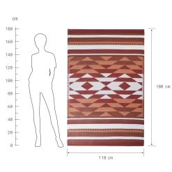 In- & Outdoor-Teppich Ikat L 180 X B 118cm COLOUR CLASH In Bunt -Zuhause Dekoration Store butlers in and outdoor teppich ikat l 180 x b 118cm colour clash in bunt 2