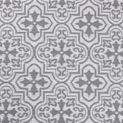 In- & Outdoor-Teppich Kacheln L 180 X B 118cm COLOUR CLASH In Grau-Weiß -Zuhause Dekoration Store butlers in and outdoor teppich kacheln l 180 x b 118cm colour clash in grau weiss 3