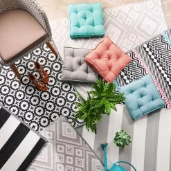 In- & Outdoor-Teppich Mosaik L 150 X B 90cm COLOUR CLASH In Schwarz -Zuhause Dekoration Store butlers in and outdoor teppich mosaik l 150 x b 90cm colour clash in schwarz 7