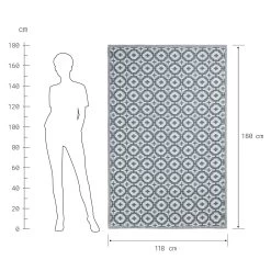 In- & Outdoor-Teppich Mosaik L 180 X B 118cm COLOUR CLASH In Salbei -Zuhause Dekoration Store butlers in and outdoor teppich mosaik l 180 x b 118cm colour clash in salbei 2