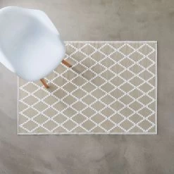 In- & Outdoor-Teppich Rauten L 180 X B 118cm COLOUR CLASH In Natur 13 In- & Outdoor-Teppich Rauten L 180 X B 118cm COLOUR CLASH In Natur -Zuhause Dekoration Store butlers in and outdoor teppich rauten l 180 x b 118cm colour clash in natur 2