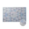 In- & Outdoorteppich Dreiecke L 180 X B 120cm COLOUR CLASH In Pastellblau -Zuhause Dekoration Store butlers in and outdoorteppich dreiecke l 180 x b 120cm colour clash in pastellblau