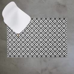 In- & Outdoorteppich Mosaik L 180 X B 120cm COLOUR CLASH In Schwarz -Zuhause Dekoration Store butlers in and outdoorteppich mosaik l 180 x b 120cm colour clash in schwarz 3