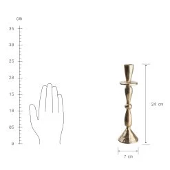 Kerzenhalter-Set 2-tlg. BOHO LOVE In Gold -Zuhause Dekoration Store butlers kerzenhalter set 2 tlg boho love in gold 3