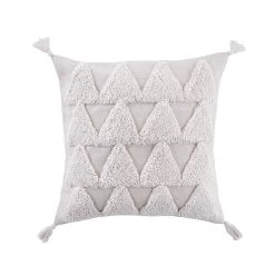 Kissen Dreiecke L 50 X B 50cm NATURAL HIGH In Natur-Weiß