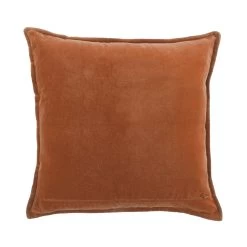 Kissen L 45 X B 45cm COTTON VELVET In Hellbraun -Zuhause Dekoration Store butlers kissen l 45 x b 45cm cotton velvet in hellbraun 2