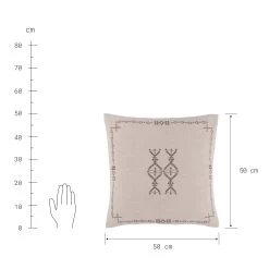 Kissen L 50 X B 50cm SIENNA In Beige -Zuhause Dekoration Store butlers kissen l 50 x b 50cm sienna in beige 3