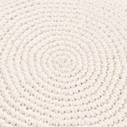 Kissen Ø45cm DAISY In Weiß -Zuhause Dekoration Store butlers kissen o45cm daisy in weiss 5