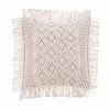 Kissen ZickZack L 45 X B 45cm MACRAMÉ In Creme -Zuhause Dekoration Store butlers kissen zickzack l 45 x b 45cm macrame in creme