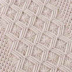 Kissen ZickZack L 45 X B 45cm MACRAMÉ In Creme -Zuhause Dekoration Store butlers kissen zickzack l 45 x b 45cm macrame in creme 4