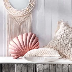 Kissen ZickZack L 45 X B 45cm MACRAMÉ In Creme -Zuhause Dekoration Store butlers kissen zickzack l 45 x b 45cm macrame in creme 5