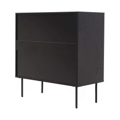 Kommode Mit 4 Schubladen MODERNIST In Schwarz-Natur -Zuhause Dekoration Store butlers kommode mit 4 schubladen modernist in schwarz natur 5