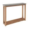 Konsole Mit Zementplatte CONCRETE In Natur-Grau -Zuhause Dekoration Store butlers konsole mit zementplatte concrete in natur grau