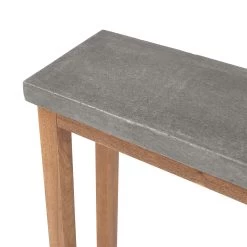 Konsole Mit Zementplatte CONCRETE In Natur-Grau -Zuhause Dekoration Store butlers konsole mit zementplatte concrete in natur grau 5