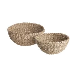 Korb Ø25cm RUSH ROPE In Natur -Zuhause Dekoration Store butlers korb o25cm rush rope in natur 3