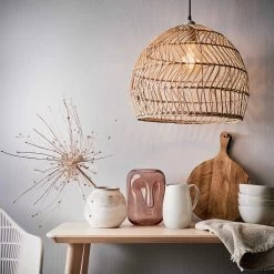 Lampenschirm CORBELLE In Braun -Zuhause Dekoration Store butlers lampenschirm corbelle in braun 5