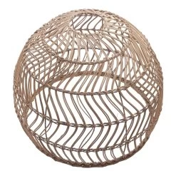 Lampenschirm CORBELLE In Braun -Zuhause Dekoration Store butlers lampenschirm corbelle in braun 8