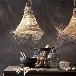 Zuhause Dekoration Store -Zuhause Dekoration Store butlers lampenschirm hohe 50cm bomas in natur 1