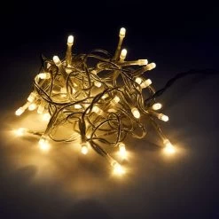 LED-Lichterkette 45 Lichter Mit USB-Batteriefach 45 LIGHTS In Transparent -Zuhause Dekoration Store butlers led lichterkette 45 lichter mit usb batteriefach 45 lights in transparent 1