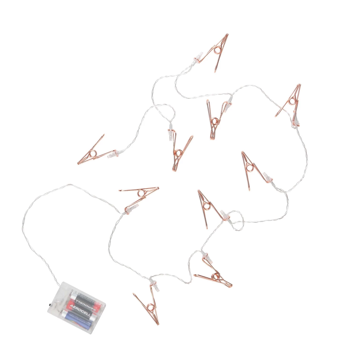 LED-Lichterkette Clips 10 Lichter Mit USB-Batteriefach CLIP COUTURE In Roségold 3 LED-Lichterkette Clips 10 Lichter Mit USB-Batteriefach CLIP COUTURE In Roségold