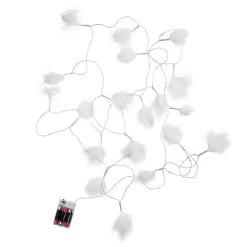 LED-Lichterkette Federn 20 Lichter Mit USB-Batteriefach FEATHERS In Weiß -Zuhause Dekoration Store butlers led lichterkette federn 20 lichter mit usb batteriefach feathers in weiss 1