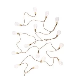 LED Lichterkette Mit Naturseil 15 Lichter Und Stecker BULB LIGHTS In Natur -Zuhause Dekoration Store butlers led lichterkette mit naturseil 15 lichter und stecker bulb lights in natur 2