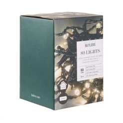 LED Outdoor Lichterkette 80 Lichter 80 LIGHTS In Schwarz -Zuhause Dekoration Store butlers led outdoor lichterkette 80 lichter 80 lights in schwarz 2