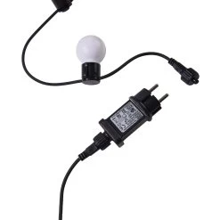 Lichterkette 24 Lichter Outdoor Länge 11m SUNSET In Schwarz-Weiß -Zuhause Dekoration Store butlers lichterkette 24 lichter outdoor lange 11m sunset in schwarz weiss 3