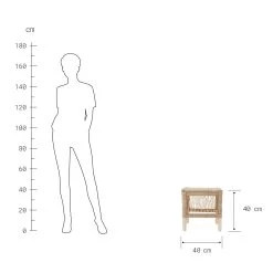 Malawi Hocker Handgeflochten BOHO LOUNGE In Natur -Zuhause Dekoration Store butlers malawi hocker handgeflochten boho lounge in natur 3