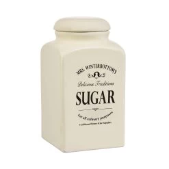 Mehl- & Zuckerdose MRS. WINTERBOTTOM'S In Creme -Zuhause Dekoration Store butlers mehl and zuckerdose mrs winterbottoms in creme 2