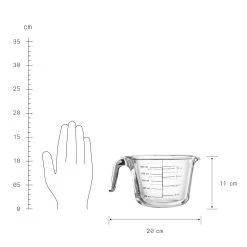 Messbecher Aus Glas 1000ml RECIPE In Transparent -Zuhause Dekoration Store butlers messbecher aus glas 1000ml recipe in transparent 2
