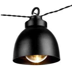 Metall-Lampenkette Mit Stecker WAREHOUSE In Schwarz -Zuhause Dekoration Store butlers metall lampenkette mit stecker warehouse in schwarz 2