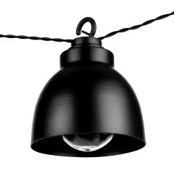 Metall-Lampenkette Mit Stecker WAREHOUSE In Schwarz -Zuhause Dekoration Store butlers metall lampenkette mit stecker warehouse in schwarz 3