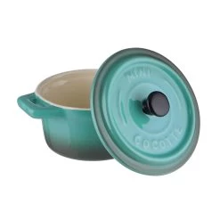 Mini-Auflaufform Rund 190ml C'EST SI BON In Petrol -Zuhause Dekoration Store butlers mini auflaufform rund 190ml cest si bon in petrol 2