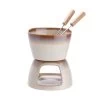 Mini-Fondue Mit 2 Gabeln AU CHOCOLAT In Beige -Zuhause Dekoration Store butlers mini fondue mit 2 gabeln au chocolat in beige