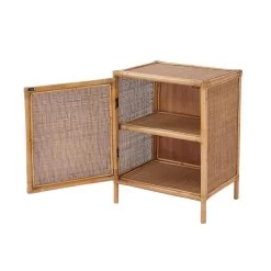 Nachttisch-Schränkchen Handgefertigt Aus Rattan BOHO LOUNGE In Natur -Zuhause Dekoration Store butlers nachttisch schrankchen handgefertigt aus rattan boho lounge in natur 6