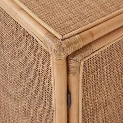 Nachttisch-Schränkchen Handgefertigt Aus Rattan BOHO LOUNGE In Natur -Zuhause Dekoration Store butlers nachttisch schrankchen handgefertigt aus rattan boho lounge in natur 7