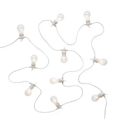 Outdoor-Lichterkette Mit 10 Glühbirnen Und Stecker BULB LIGHTS In Creme -Zuhause Dekoration Store butlers outdoor lichterkette mit 10 gluhbirnen und stecker bulb lights in creme 2