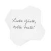 Papierserviette Liebe Gäste, Tolle Feste! 20 Stück APRÈS In Weiß-Schwarz