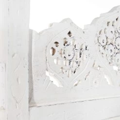 Paravent, Geschnitzt B 180 X H 176cm ESTELLA In Weiß 15 Paravent, Geschnitzt B 180 X H 176cm ESTELLA In Weiß -Zuhause Dekoration Store butlers paravent geschnitzt b 180 x h 176cm estella in weiss 3