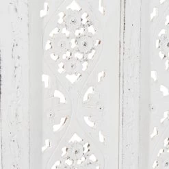 Paravent, Geschnitzt B 180 X H 176cm ESTELLA In Weiß 16 Paravent, Geschnitzt B 180 X H 176cm ESTELLA In Weiß -Zuhause Dekoration Store butlers paravent geschnitzt b 180 x h 176cm estella in weiss 4