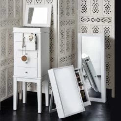 Paravent, Geschnitzt B 180 X H 176cm ESTELLA In Weiß 21 Paravent, Geschnitzt B 180 X H 176cm ESTELLA In Weiß -Zuhause Dekoration Store butlers paravent geschnitzt b 180 x h 176cm estella in weiss 9