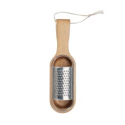 Parmesanreibe L 24,5 X B 7cm GOURMET In Braun-Silber -Zuhause Dekoration Store butlers parmesanreibe l 24 5 x b 7cm gourmet in braun silber 3