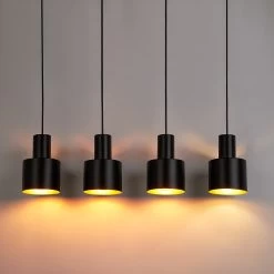 Pendelleuchte ISAK In Schwarz