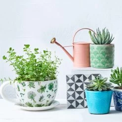 Pflanztasse Lavendelsträuße PLANT A CUP In Weiß 8 Pflanztasse Lavendelsträuße PLANT A CUP In Weiß -Zuhause Dekoration Store butlers pflanztasse lavendelstrausse plant a cup in weiss 2