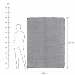 Picknickdecke L 150 X B 200cm WANDERLUST In Schwarz-Weiß -Zuhause Dekoration Store butlers picknickdecke l 150 x b 200cm wanderlust in schwarz weiss 3