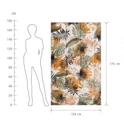 Picknickdecke L 175 X B 154cm PAREA In Bunt -Zuhause Dekoration Store butlers picknickdecke l 175 x b 154cm parea in bunt 3