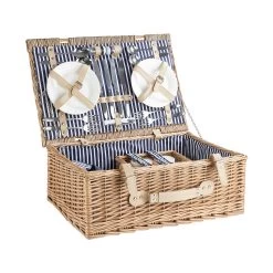 Picknickkorb Für 4 Personen B 55 X T 37cm A DAY IN THE PARK In Natur -Zuhause Dekoration Store butlers picknickkorb fur 4 personen b 55 x t 37cm a day in the park in natur 4