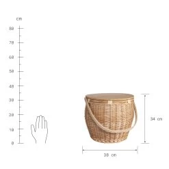 Picknickkorb Inkl. Isolierter Kühltasche THE GREAT OUTDOORS In Natur -Zuhause Dekoration Store butlers picknickkorb inkl isolierter kuhltasche the great outdoors in natur 2